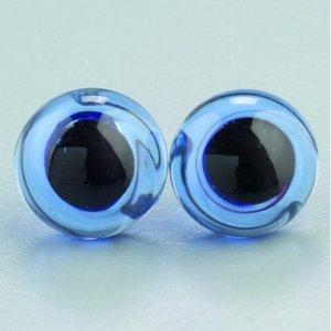 Yeux d'animaux - bleus - cousus Yeux d'animaux - bleus - cousus