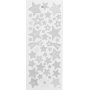 Autocollants - argent - toiles - 10 x 24 cm