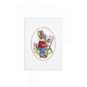 Kit de broderie Cartes - Lapins de Pâques 3-pack Kit de broderie Cartes - Lapins de Pâques 3-pack