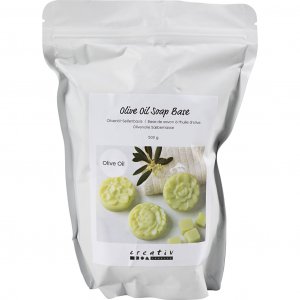 Pâte à savon aux granules d'huile d'olive 500 g Pâte à savon aux granules d'huile d'olive 500 g