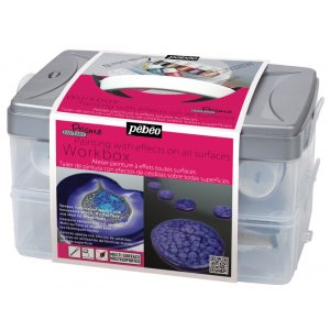 Set de décoration - Pébéo - Fantasy Prisme 10x45ml + outils & supports Set de décoration - Pébéo - Fantasy Prisme 10x45ml + outils & supports