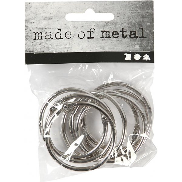 Anneau de livre - Ø38 mm - 8 pcs Anneau de livre - Ø38 mm - 8 pcs