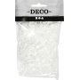 Cheveux de poupe boucls - blanc - 15 g