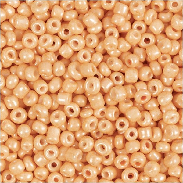 Perles de rocaille - pche - 25 g