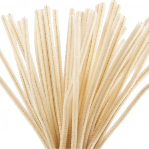 Cure-pipes beiges, 50 pièces, 30 cm Cure-pipes beiges, 50 pièces, 30 cm