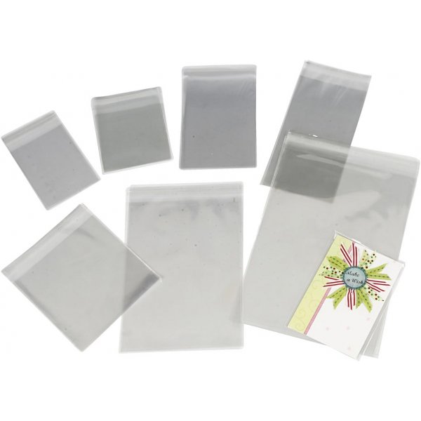 Sacs en cellophane - tailles mixtes - 1400 pcs