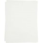 Feuille de transfert - transparente - pour textiles lgers - 5 feuilles