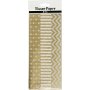 Papier de soie - dor - 50 x 70 cm - 17 g -6 feuilles