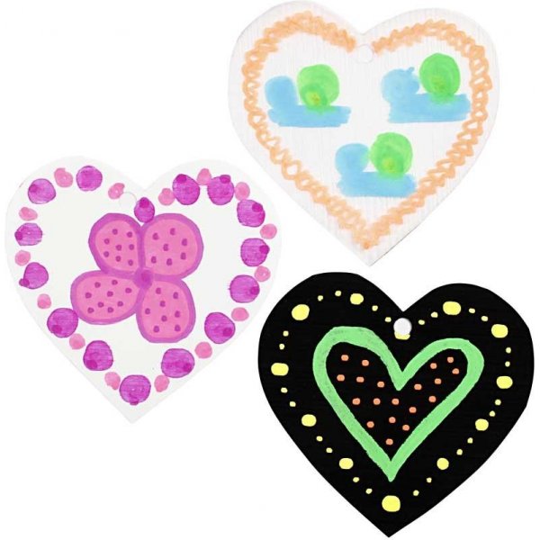 Stylos textile dco - 3 mm - couleurs fluo - 6 pcs