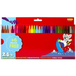 Stylos à fibres - paquet de 24 Stylos à fibres - paquet de 24