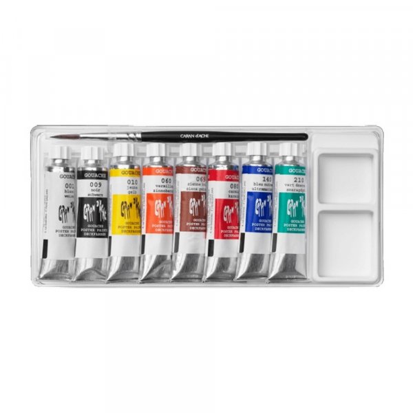 Peinture Gouache Caran d'Ache - tubes 8x10ml