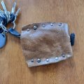 Image client Morceaux de cuir 1 kg - Marron
