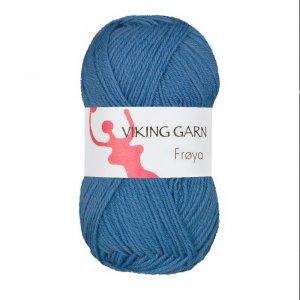Fil Viking Fröya 50g - Bleu moyen (223) Fil Viking Fröya 50g - Bleu moyen (223)