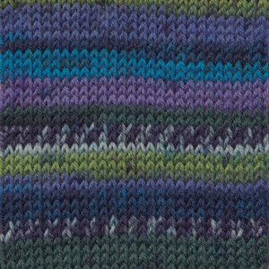 Fil DROPS Fable Print - 50g - Vert/turquoise (677) Fil DROPS Fable Print - 50g - Vert/turquoise (677)