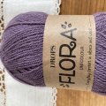 Image client Fil DROPS Flora Uni Color - 50g - Violet (09)