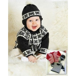 Patron tricot - Patron pull tricoté, cardigan et bonnet Patron tricot - Patron pull tricoté, cardigan et bonnet