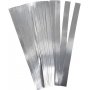 Bandes toiles - argent - 4,5 cm - 100 bandes