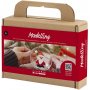 Mini Kit DIY à Modeler - rouge/blanc - Père Noël