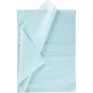 Papier de soie - bleu clair - 50 x 70 cm - 14 g -10 feuilles Papier de soie - bleu clair - 50 x 70 cm - 14 g -10 feuilles