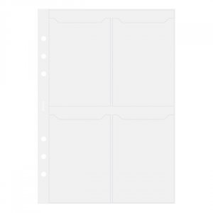 Porte-cartes de crédit/visite pour Filofax A5 Porte-cartes de crédit/visite pour Filofax A5