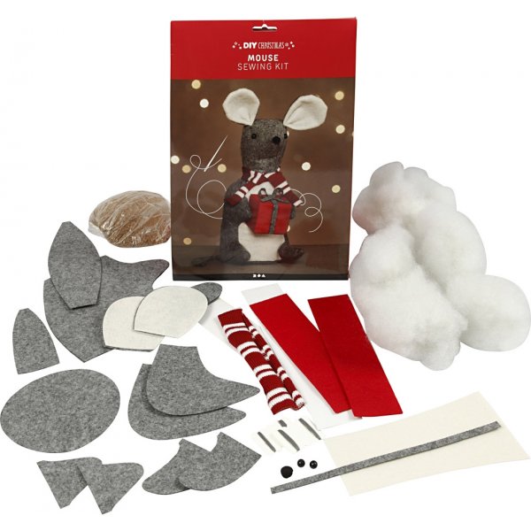 Kit de bricolage - Souris de Noël Kit de bricolage - Souris de Noël