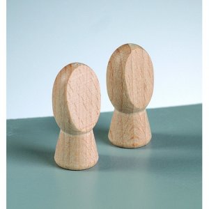 Aiguilles en bois L 32 x 15 mm - non traitées 2 pcs. Trou de perçage de 8 mm Aiguilles en bois L 32 x 15 mm - non traitées 2 pcs. Trou de perçage de 8 mm