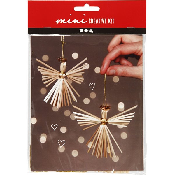 Mini Kit DIY - ange en paille Mini Kit DIY - ange en paille