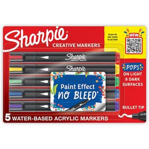 Sharpie AcryliqueCreative Marker Bullet - Couleurs non triées Sharpie AcryliqueCreative Marker Bullet - Couleurs non triées