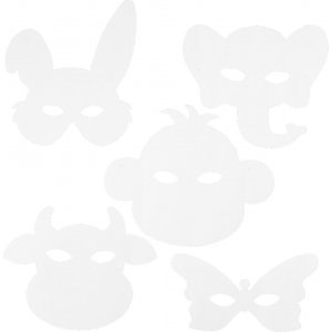 TeaCH Me - figurines en carton - Masques d'animaux - 16 pcs TeaCH Me - figurines en carton - Masques d'animaux - 16 pcs