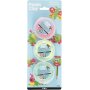 Foam Clay - vert clair - rose fluo - jaune fluo - 3 x 14 g