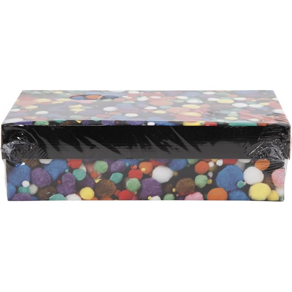 Pompons - couleurs mlanges - 200 g