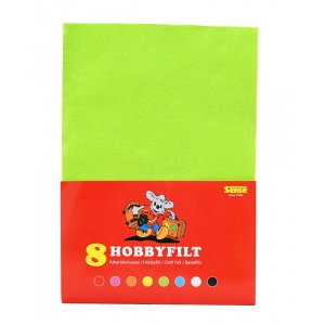 Feutrine A4 pour loisirs créatifs - 8 couleurs Feutrine A4 pour loisirs créatifs - 8 couleurs