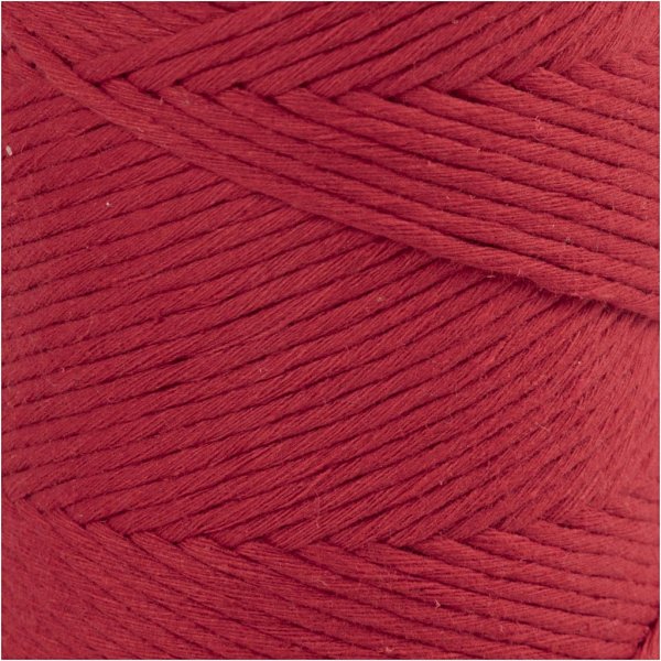 Fil macram - rouge - 2 mm - 198 m
