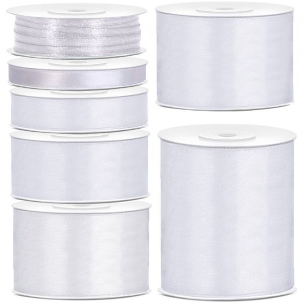 Ruban Satin - 25 m - Blanc Ruban Satin - 25 m - Blanc
