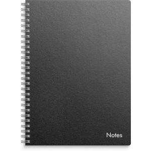Carnet à spirales - Carton noir Carnet à spirales - Carton noir