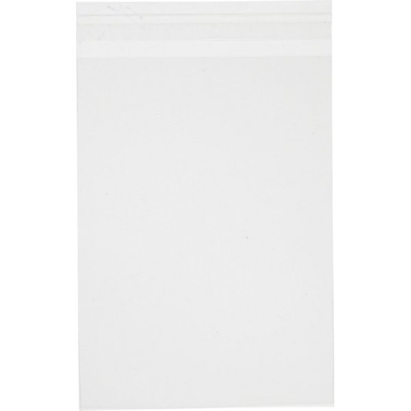 Sachets cellophane pour cartes 12,7 x 17,8 cm - 50 pcs