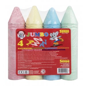Crayons de rue - Jumbo 4 pièces Crayons de rue - Jumbo 4 pièces