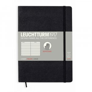 Carnet A5 Ligné Souple - Noir Carnet A5 Ligné Souple - Noir
