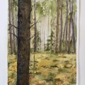Image client Bloc Aquarelle Coll� Rough Grove Arches 300g - A4