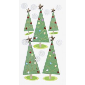 Mélange d'autocollants - Arbres de Noël Mélange d'autocollants - Arbres de Noël
