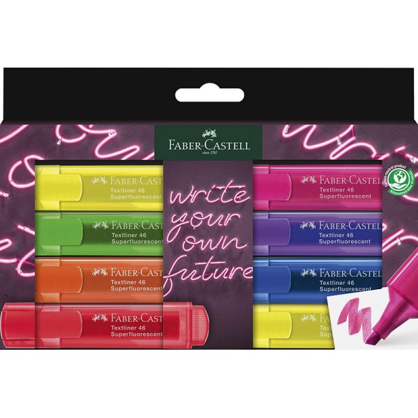 Surligneur - Faber-Castell - TL 46 - Non 8 stylos GenZ