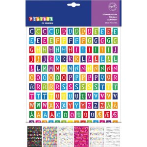Autocollants lettres 6 feuilles Autocollants lettres 6 feuilles