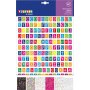 Autocollants lettres 6 feuilles