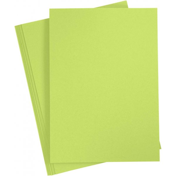 Carton color - vert clair - A4 - 180 g - 20 feuilles
