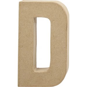 Lettre en carton - D - 5 cm Lettre en carton - D - 5 cm