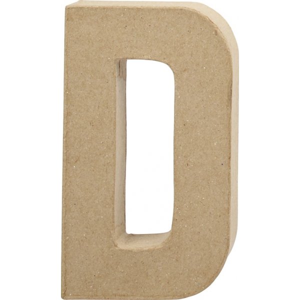 Lettre en carton - D - 5 cm