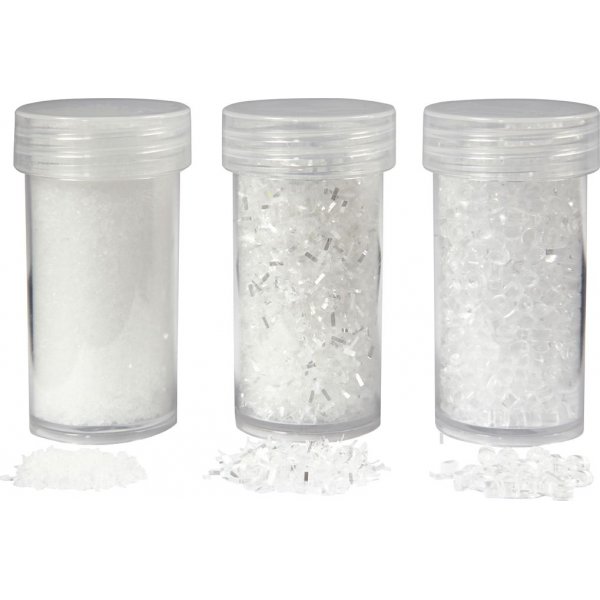 Neige artificielle - blanche - 3 canettes