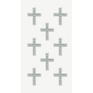 Stickers avec strass - Croix - cristal Stickers avec strass - Croix - cristal