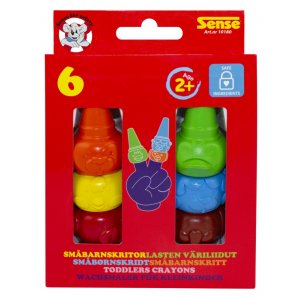 Crayons de couleur pour tout-petits 6-P Crayons de couleur pour tout-petits 6-P