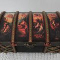 Image client Coffret en bois 22 x 14 x 9 cm - non traité 4 pièces
